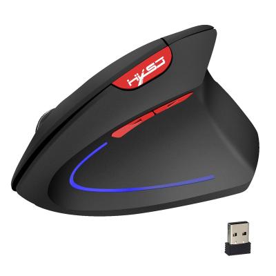 China wholesale 3D Mouse 2.4GHz HXSJ T22 Design 2400DPI Vertical Wireless Standard Ergonomic Mouse 2.4GHz Commercial Office for sale