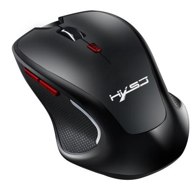 China wholesale 3D Mouse Frontier HXSJ T21 2.4GHz Desktop Mouse 2400dpi BT Wireless Gaming Mouse Computer Management for sale