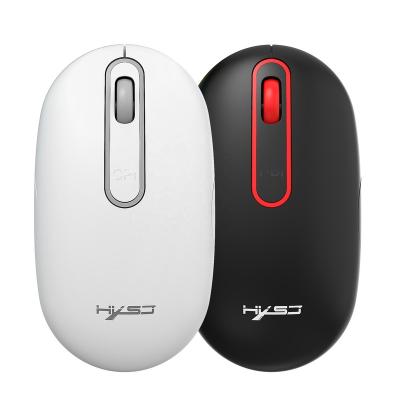 China 3D HXSJ T15 2.4G 500mAh Rechargeable Wireless Mouse Design Office Mute Mouse Suitable For Office Gaming Mouse for sale