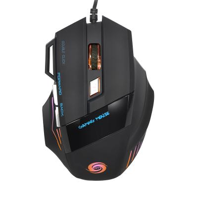 China A868 colorful luminous 7D colorful wired mouse with fire gaming key mouse border wholesale customization. for sale