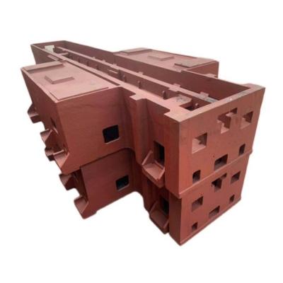 China Custom Ductile Gray Iron Machine Tool Accessories Stretch CNC Lathe Base Bed Frames For Figuring Custom Processing for sale