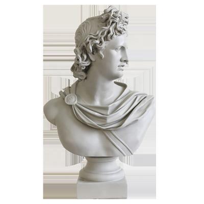 China Baroque Europe Bust Room Decoration Resin Antique Sculpture Main Accessories for sale