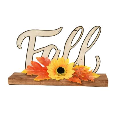 China Iron Lettering Iron Lettering Happy Fall Decorations Fall You And Give Thanksgiving And Harvest Porch Signs Blessings Thanksgiving for sale