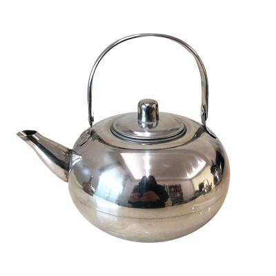 China HanFa Metal Travel Soup Kettle Stainless Steel Teapot Middle East Stocked Turkish Teapot for sale