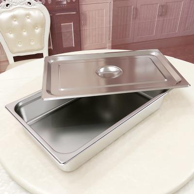 China Cover and body can be separately purchased Hotel Equipment American Style Catering Stainless Steel 1/1 GN Pan Food Pans for sale