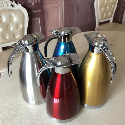 China Stocked Promotional Insulated Vacuum Carafe 18/8 Stainless Steel Coffee Thermos Pot for sale