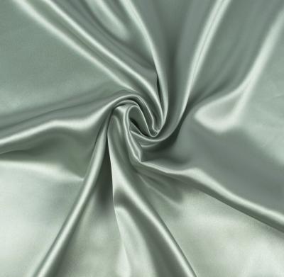 China 22MM OEKO-TEX 100 White Organic Wholesale Charmeuse Satin Fabric 6A Grade Mulberry Silk Real Silk Fabric for sale