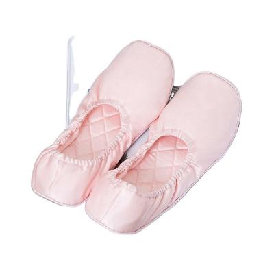 China Gerine Lightweight OEM 19mm 100% Mulberry Silk Slipper Home Use Airplane Travel Leisure Silk Satin Necessary Slippers for sale