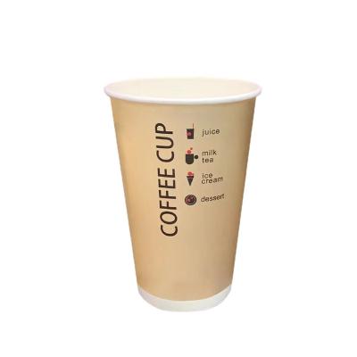 China Factory wholesale hot sale disposable coffee thickened insulated paper cup with lid custom for sale