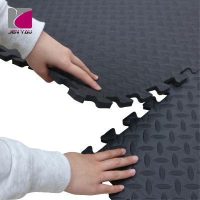 China High Density Exercise Pattern Fitness Gym Interlocking Mat for sale