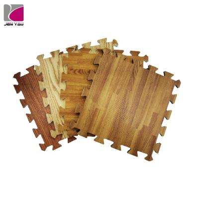 China Waterproof EVA Foam Wood Printing Mat For Floor Use for sale