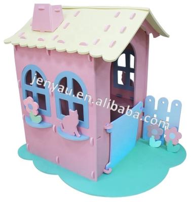 China Eco - Friendly EVA Foam Material 3D Housing Construction For Kids Puzzle Toy for sale