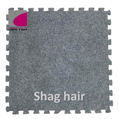 China Non-slip EVA Low Pile Mat Tile With 60 X 60 Cm for sale