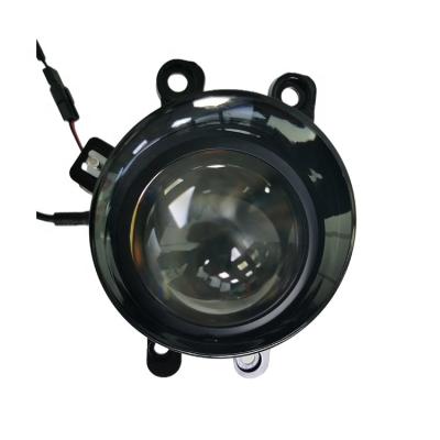 China Wholesale 3.0 inch black circle led projector lens bifocal car fog light for Toyota 3inch for sale