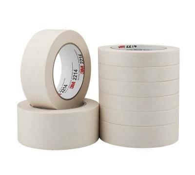 China 3M™2214 White Masking Tape Car Paint Masking Adhesive High Viscosity Hand Tear Without Residue Te koop