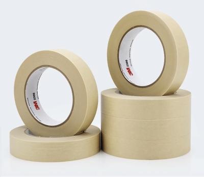 China 3M2308 fine paper tape non-trace high temperature resistant car spray paint model shade decoration seam 1-10CM wide Te koop