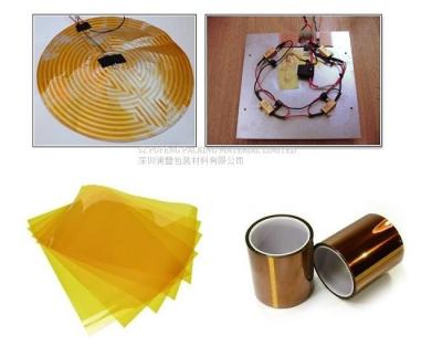 Cina Nastro ad alta temperatura adesivo 500mm del Kapton del silicone 25 micron in vendita