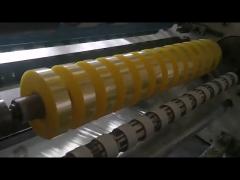 Transparent sealing tape production