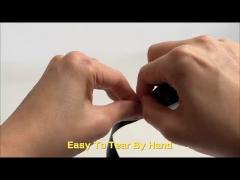 Black PVC electrical  insulating tape with resistance to 600V high voltage