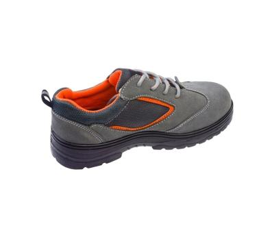 China Leather Anti-slip PU Suede Cow Cloth Casual Style Unique Net Work Safety Shoes for sale