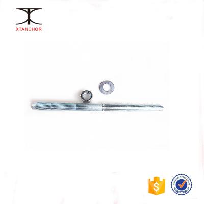 China Hex Head Anchor Steel Chemical M16*380 BZP Grade5.8 Stud for sale