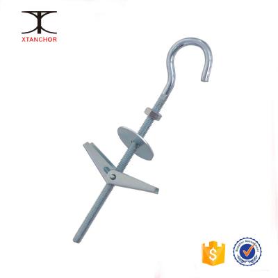 China Building Construction Surface Treatment Anchor M5*90 Spring Toggle / Gravity Metal Fasteners Butterfly Toggle Anchors for sale