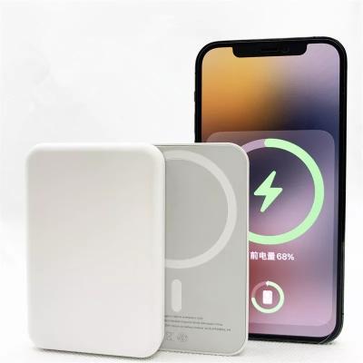 China Fast Power Banks Capacity Pack 5000mAh Battery Support Charging Powerbank Wireless Charger for iPhone 13 12 pro Max Mini with Official Retail for sale