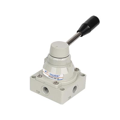 China General 4/3 Way 4HV Series Pneumatic Manual Hand Switch Valve for sale