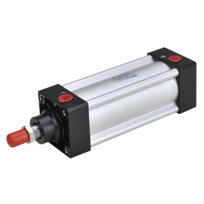 China Aluminum Alloy SI Series ISO6431 SI-50 Standard Double Acting Aluminum Pneumatic Air Cylinder for sale