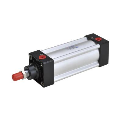 China Aluminum Alloy SI Series SI63*100 Series Double Acting Pneumatic Air Cylinder Price for sale