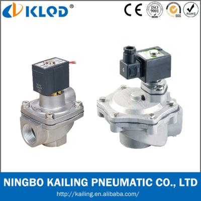 China General KLQD Brand 2/2 Way Solenoid Control Alloy Material Dust Collector Solenoid Pulse Valve for sale