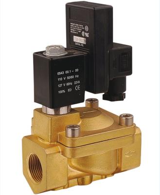 China General KLQD Brand AC220V Brass 2/2 Way PU225-06T Solenoid Valve With Timer for sale