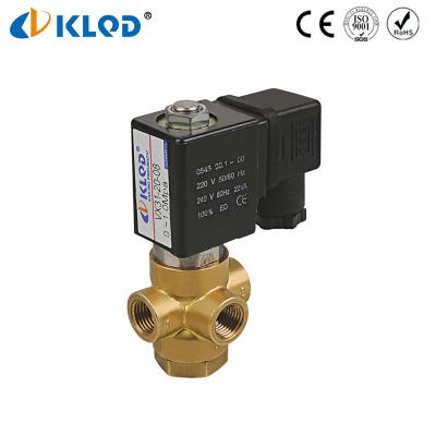 China VX31 series 12v general low price brass three way solenoid valve for sale