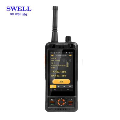 China Bump 5KM DMR Handy Walkie Talkie S35W Handy Talkie S35W Phone 4G Dual 1.5Ghz Dual SIM Card Camera 13MP Camera Outdoor Rugged Smartphone for sale