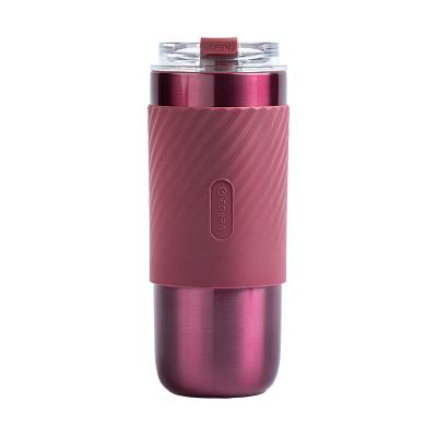 China 520ml Disposable Stainless Steel Travel Eco-Friendly Coffee Mug Vacuum Insulated Reusable Coffee Tumbler Cup Gift Customization for sale