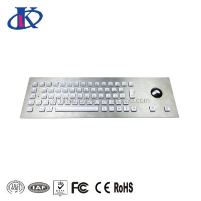 China Information Kiosk IP65 Rated Mechanical Trackball Keyboard Waterproof for sale