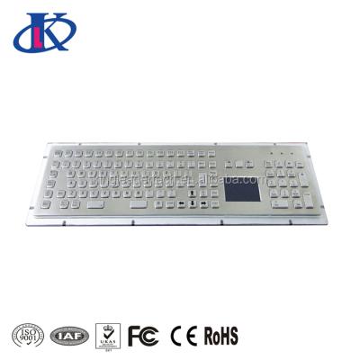 China Industrial Medium Panel Mount Metal Touch Screen Kiosk or Keyboard with Touchpad, Function Keys and Number Keypad for sale