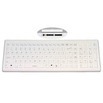 China Wireless Keyboard Sterilisable Wireless Keyboard Waterproof Silicone Keyboard For Hospital for sale