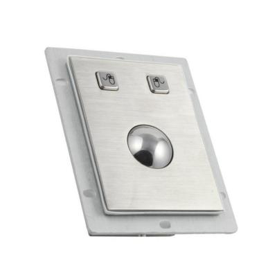 China Rugged Industrial Finger Panel Mount Metal Trackball Mouse With 38mm Diameter Ball for sale