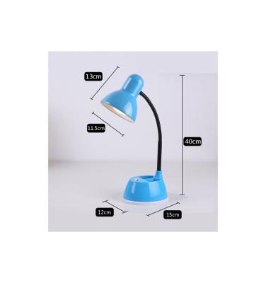 China Cost-effective hot selling home study metal lampshade LED children study small table lamp reading lamp for sale