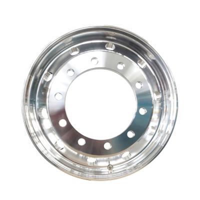 China 13X22.5 Inch Aluminum Truck Aluminum Wheel Hubs Alloy Wheels With Aluminum Material for sale