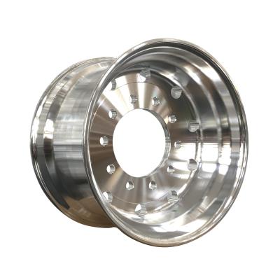 China Heavy Duty Truck 11.75X22.5Inch Y-Type Valve Aluminum Truck Wheels For Engineering Vehicle à venda