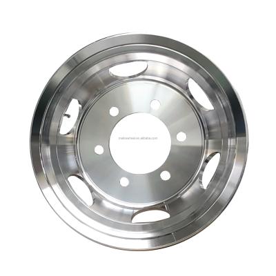 Cina Trailer truck used truck wheels for 16*6.0 alloy truck wheels rims aluminum rims tubeless wheels in vendita