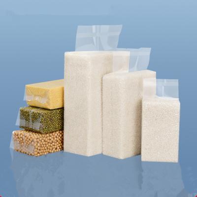 China Recyclable In Stock Seal Pouch Custom Resealable Rice Brick Vacuum Bag for sale