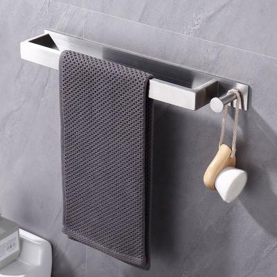 China Fashion New Arrival Bathroom Accessories Self Adhesive Towel Rail With Hook for sale