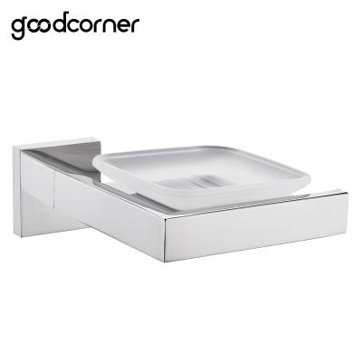 China Modern Wall Mounted SS304 Stainless Steel Bathroom Accessory Soap Dish Rack for sale