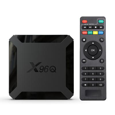 China Dual Wifi Smart X96Q Android TV 2.4G/5G Media Player Box 2GB 16GB Allwinner H313 Quad Core 4K 60fps H.265 2.G Wifi Set Top Box 10.0 for sale