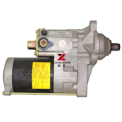 China Excavator Attachment With Engine 6BT 128000-2561 Excavator Starter Motor For Hyundai R200-5 R220-5 Excavator Engine Parts for sale