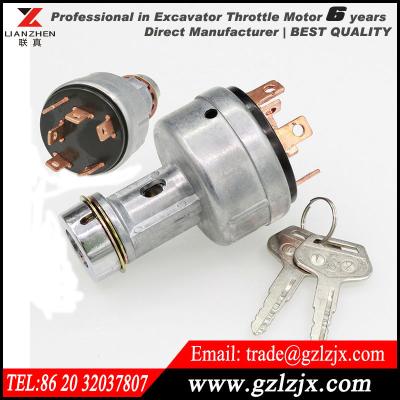 China 22B-06-11910 Key Ignition Switch Replacement Cost For Excavator Komatsu PC200-7 Ignition Switch for sale