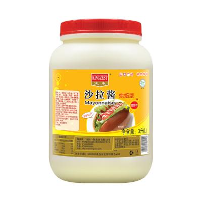 China Bakery Mayonnaise 3L Mayonnaise Makers Halal Sweet Salad Dressing Cream for sale